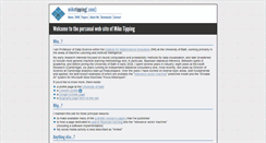Desktop Screenshot of miketipping.com